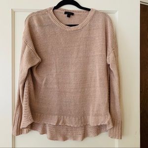 Blush j crew sweater